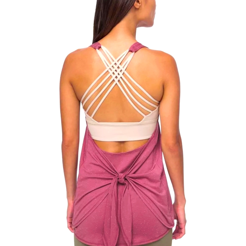 Lululemon Tied in Energy 2-in-1 Tank Plumful / Pink Bliss